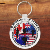 Our Afghanistan Veterans 5 Nations キーホルダー (正面)