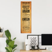 Our American Cousin Ford's Theater April 14, 1865 ポスター (ホームオフィス)