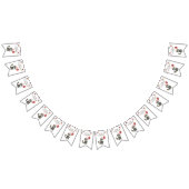 Our Baby Raccoon 1st Birthday  バンティングフラッグ (全)