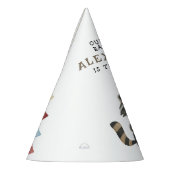 Our Baby Raccoon 1st Birthday  パーティーハット (左)