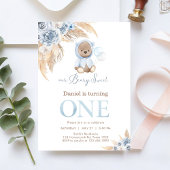 Our Beary Sweet Pampass First 1st Birthday  招待状