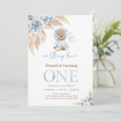 Our Beary Sweet Pampass First 1st Birthday  招待状 (スタンド正面)