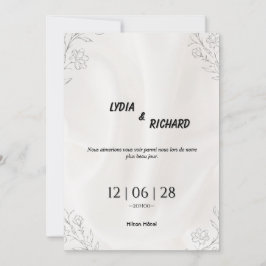 Our Beautiful Day Wedding Invitation 招待状