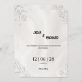 Our Beautiful Day Wedding Invitation 招待状 (正面/裏面)