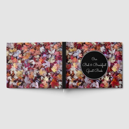 "Our Bed & Breakfast Guest Book" +紅葉 ゲストブック (全面)
