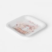 Our Boo is Two Halloween Birthday ペーパープレート (傾斜あり)