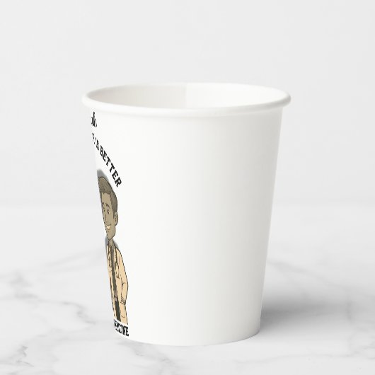 Our chemistry is better than any medicine MD docto 紙コップ (左)