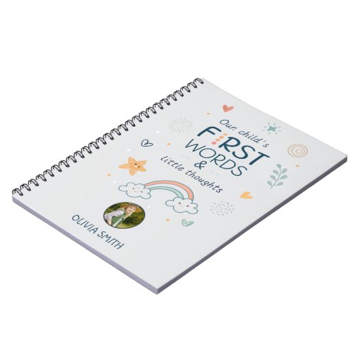 Our Child’s First Words & Little Thoughts ノートブック (左側)