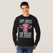 Our Choice Uterus Support Hysterectomy Recovery Pr Tシャツ (正面フル)