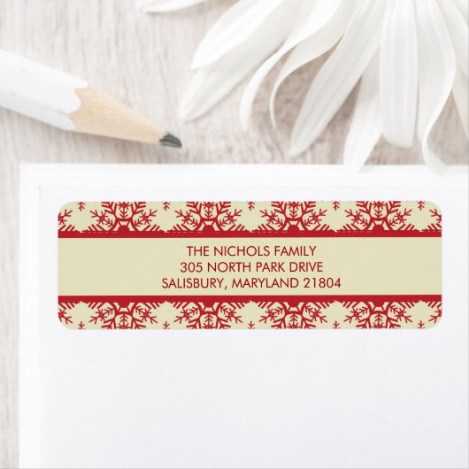 Our Christmas Card Address Labels ラベル (インサイチュ)