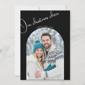 Our Christmas Cheer Couple love Holiday Card シーズンカード (正面)