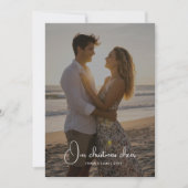 Our Christmas Cheer Couple Photo  Holiday Card シーズンカード (正面)