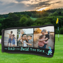 Our Dad is The Best Tee Rex 3 Photo Collage ゴルフヘッドカバー