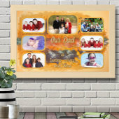 Our Dad Photo Collage Abstract Sunset 0612 Art ポスター