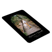 Our Date救 Black and White with Arch Photo マグネット (右側)