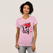 Our Day Cute Heart & Arrow Romantic Valentine Tシャツ (正面フル)