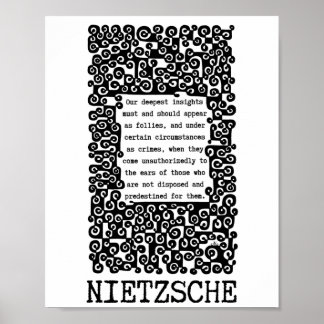 Our deepest INSIGHTS quote by Nietzsche ポスター