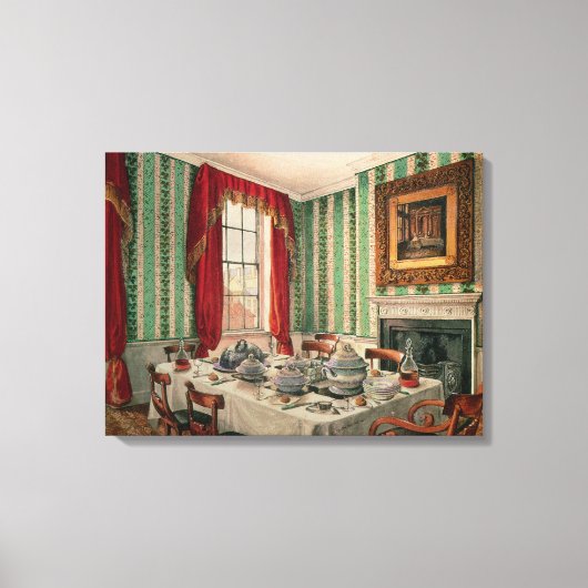 Our Dining Room at York, 1838 キャンバスプリント (正面)
