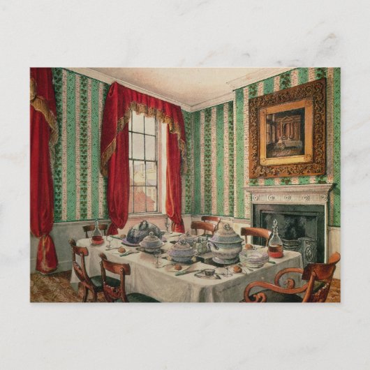 Our Dining Room at York, 1838 ポストカード (正面)