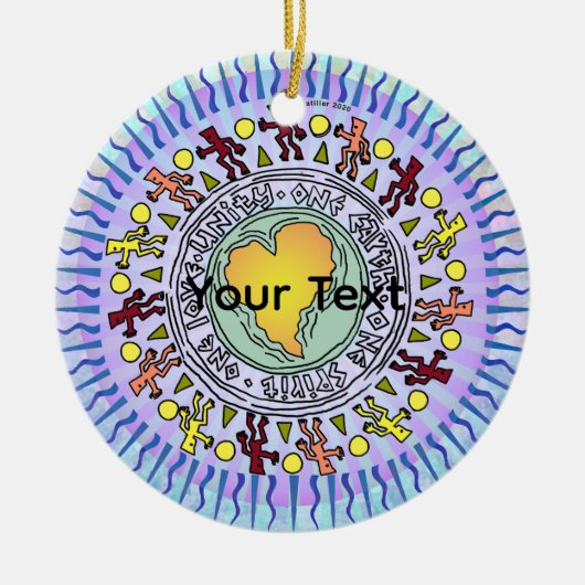 Our Earth セラミックオーナメント (正面)