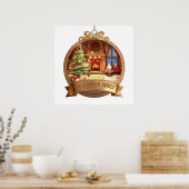 Our Family Christmas Magic Ornament ポスター (キッチン)