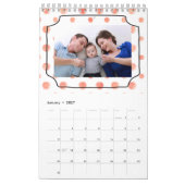 Our Family Customizable Calendar カレンダー (1月 2027)
