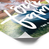 Our Family Hand Lettered Script Customizable フォトプリント (角)