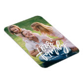 Our Family Hand Lettered Script Customizable マグネット (右側)