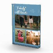 Our Family Is All Heart Denim Blue フォトブロック (右)