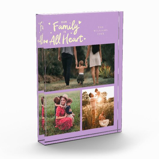 Our Family Is All Heart Lemon Wisteria フォトブロック (左)