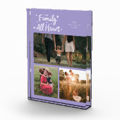 Our Family Is All Heart Lilac フォトブロック (右)