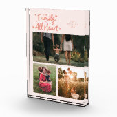 Our Family Is All Heart Peach フォトブロック (右)