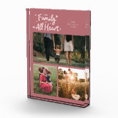 Our Family Is All Heart Pink フォトブロック (右)