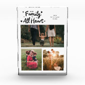 Our Family Is All Heart White フォトブロック (正面)
