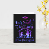 Our Family Is Built On A Stable Foundation  カード (黄色い花)