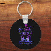 Our Family Is Built On A Stable Foundation  キーホルダー (正面)