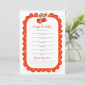 Our Family is Growing Baby Shower Invitation  招待状 (スタンド正面)