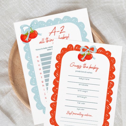 Our Family is Growing Baby Shower Invitation  招待状