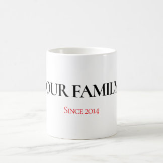 Our Family Personalized Mug コーヒーマグカップ