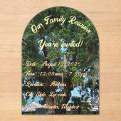 Our Family Reunion, Acrylic invitation アクリル招待状 (正面)