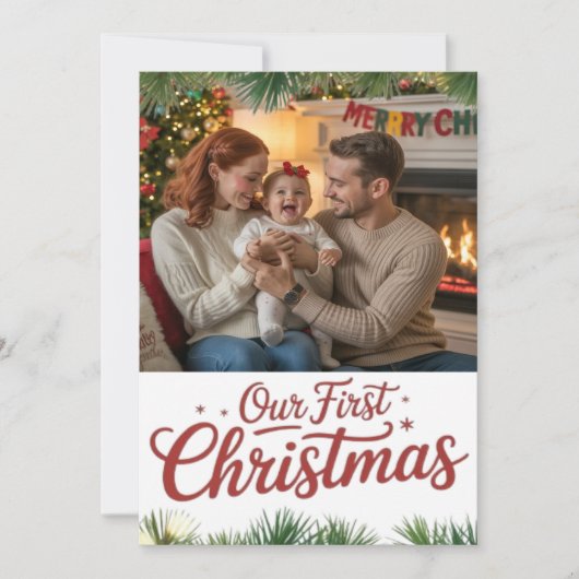 Our Family’s First Christmas Together  シーズンカード (正面)