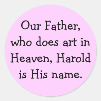 Our Father – アートシール ラウンドシール