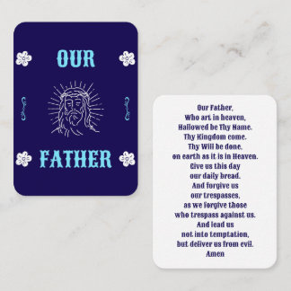 Our Father Prayer Card – Traditional Language プレイスカード
