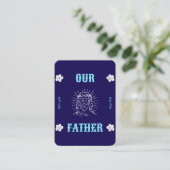 Our Father Prayer Card – Traditional Language プレイスカード (スタンド正面)