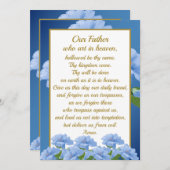 Our Father Prayer Mathew 6:9-13 Card シーズンカード (正面/裏面)