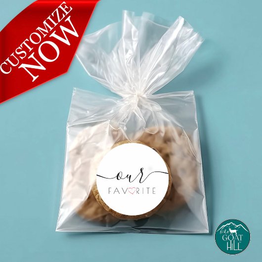 Our Favorite Favor Label ラウンドシール