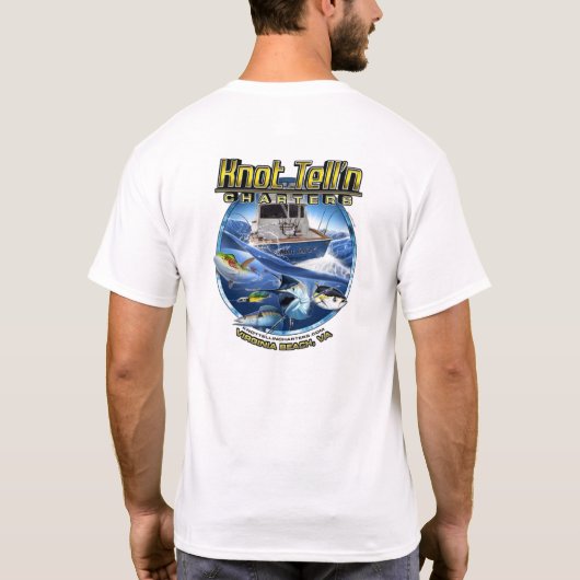 Our First Boat 2001ロゴ Tシャツ (裏面)