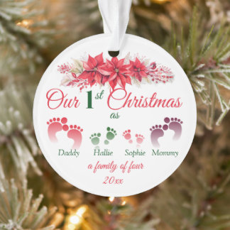 Our First Christmas As A Family Of 4  オーナメント