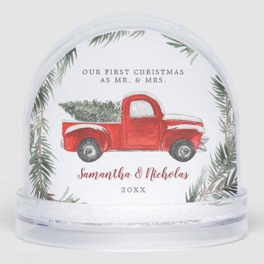 Our First Christmas as Mr and Mrs Red Truck (正面)