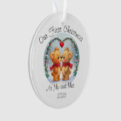 Our First Christmas as Mr. & Mrs. – 2025 オーナメント (正面)